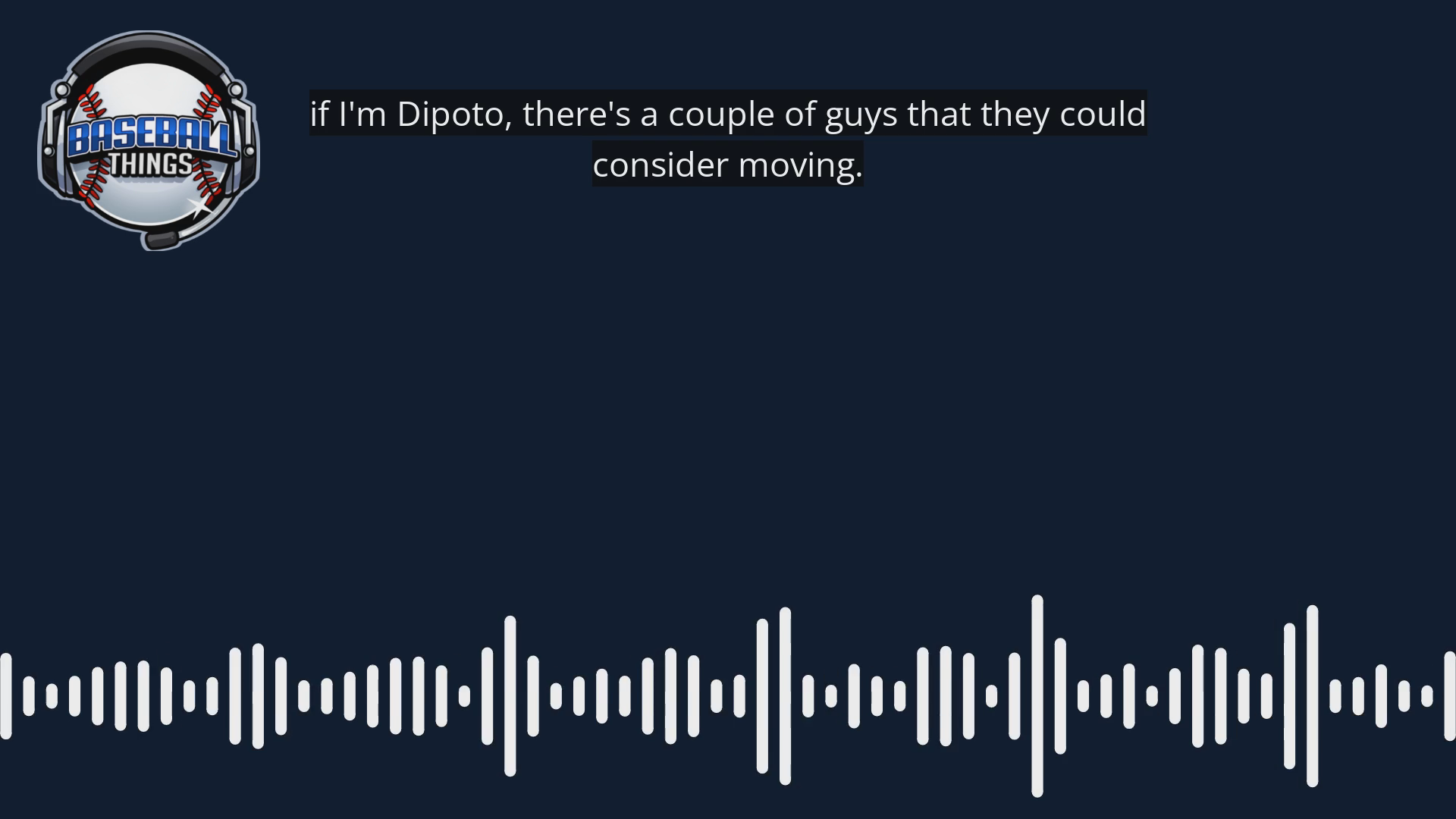 CLIP: I'd strongly consider trading these 3 players