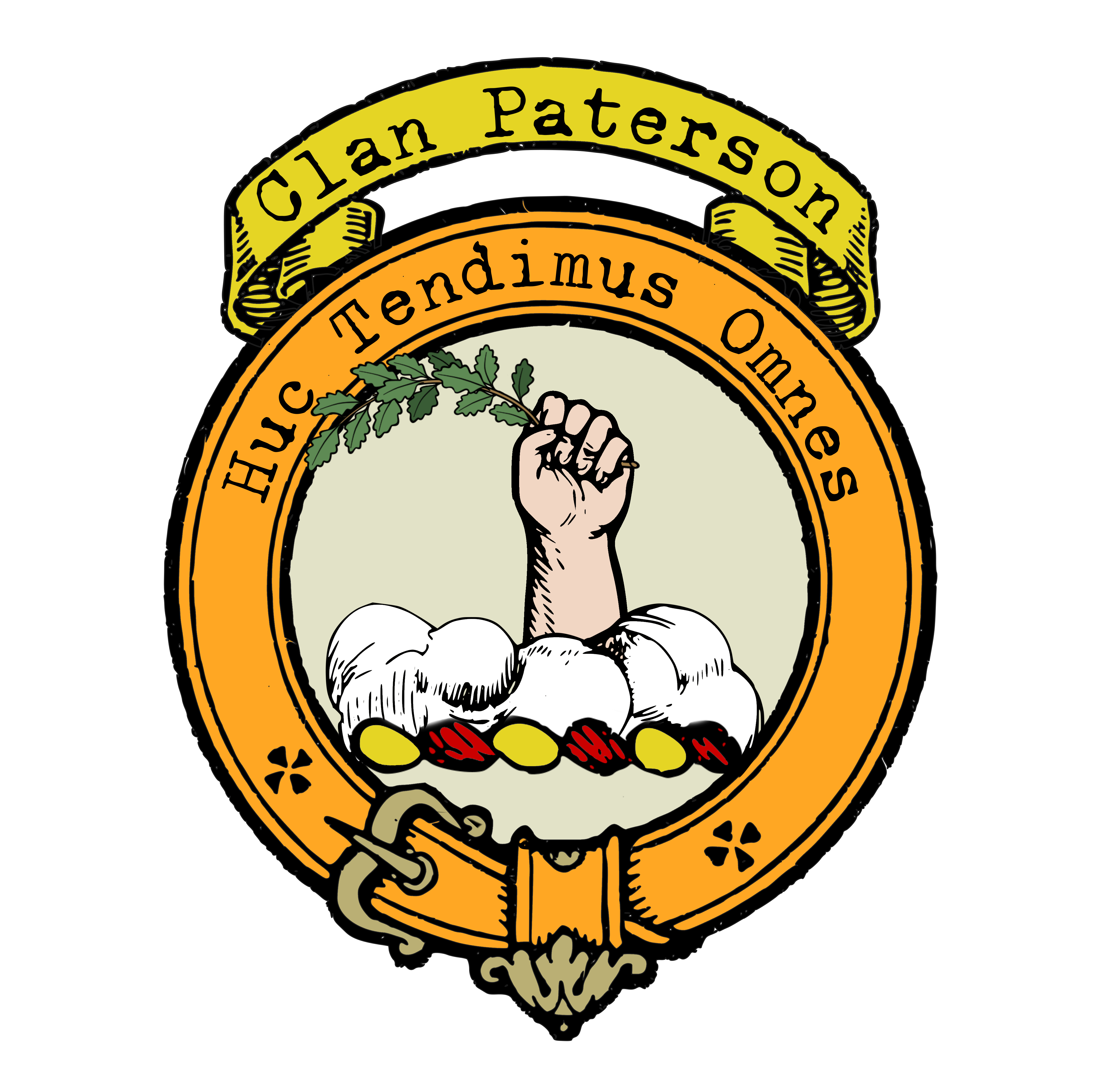 Scottish Clan Crest Buch – Paterson Familie Geschichte, Tartan Info, Fakten (LangSyne Produkte)