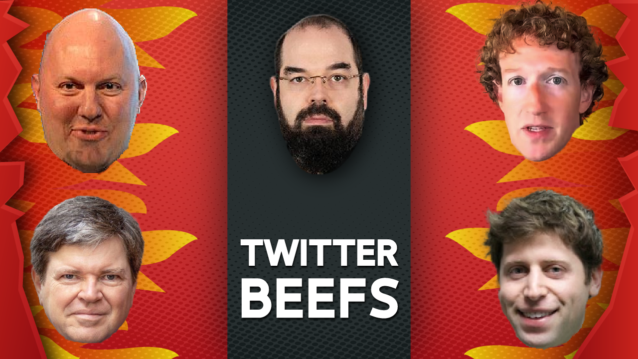 AI Twitter Beefs #3: Marc Andreessen, Sam Altman, Mark Zuckerberg, Yann  LeCun, Eliezer Yudkowsky & More!
