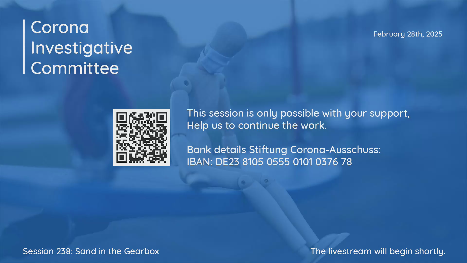 Appearance at the Corona Investigative Committee, February 28, 2025