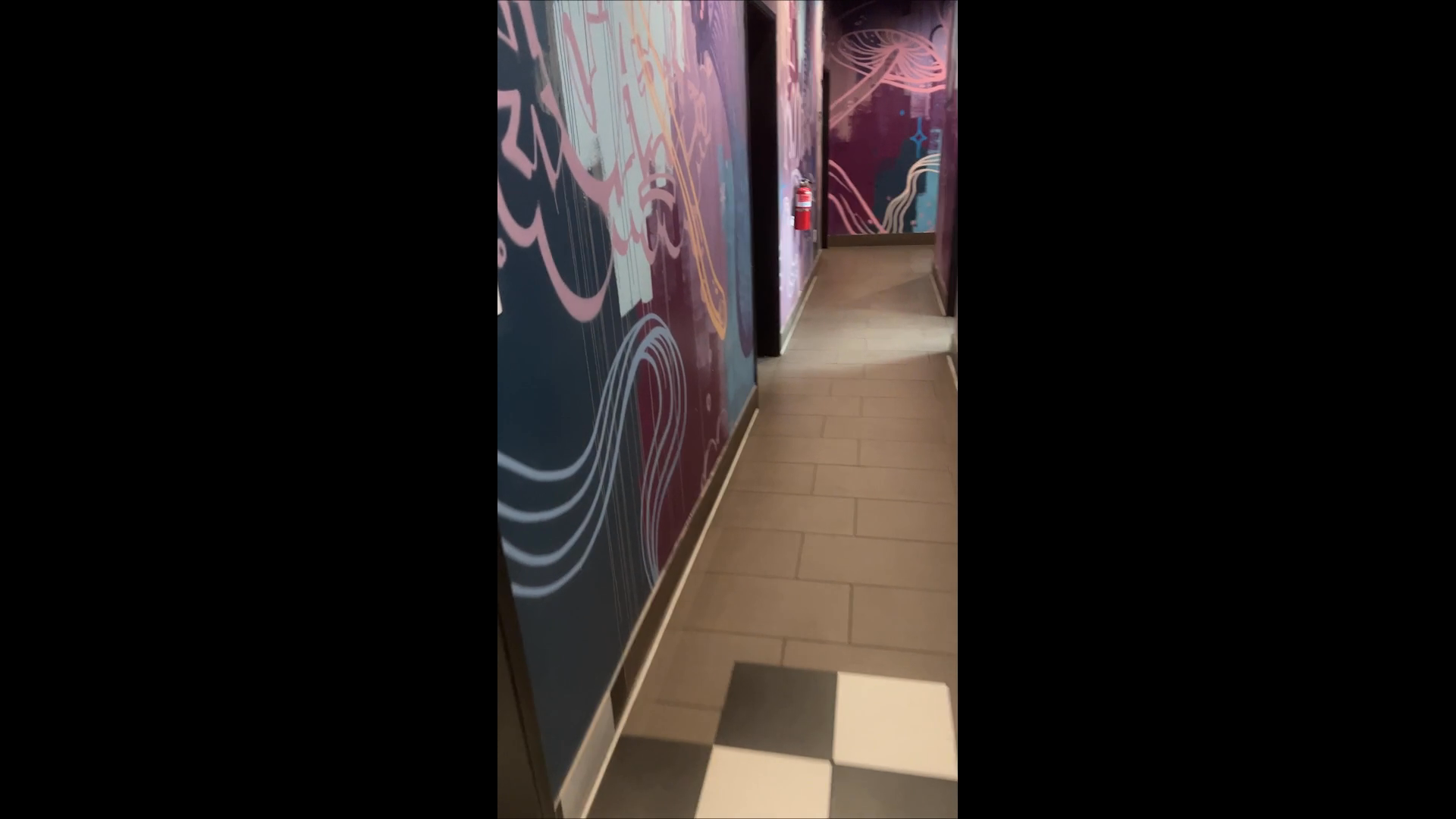 Very brief behind the scenes at San Diego show