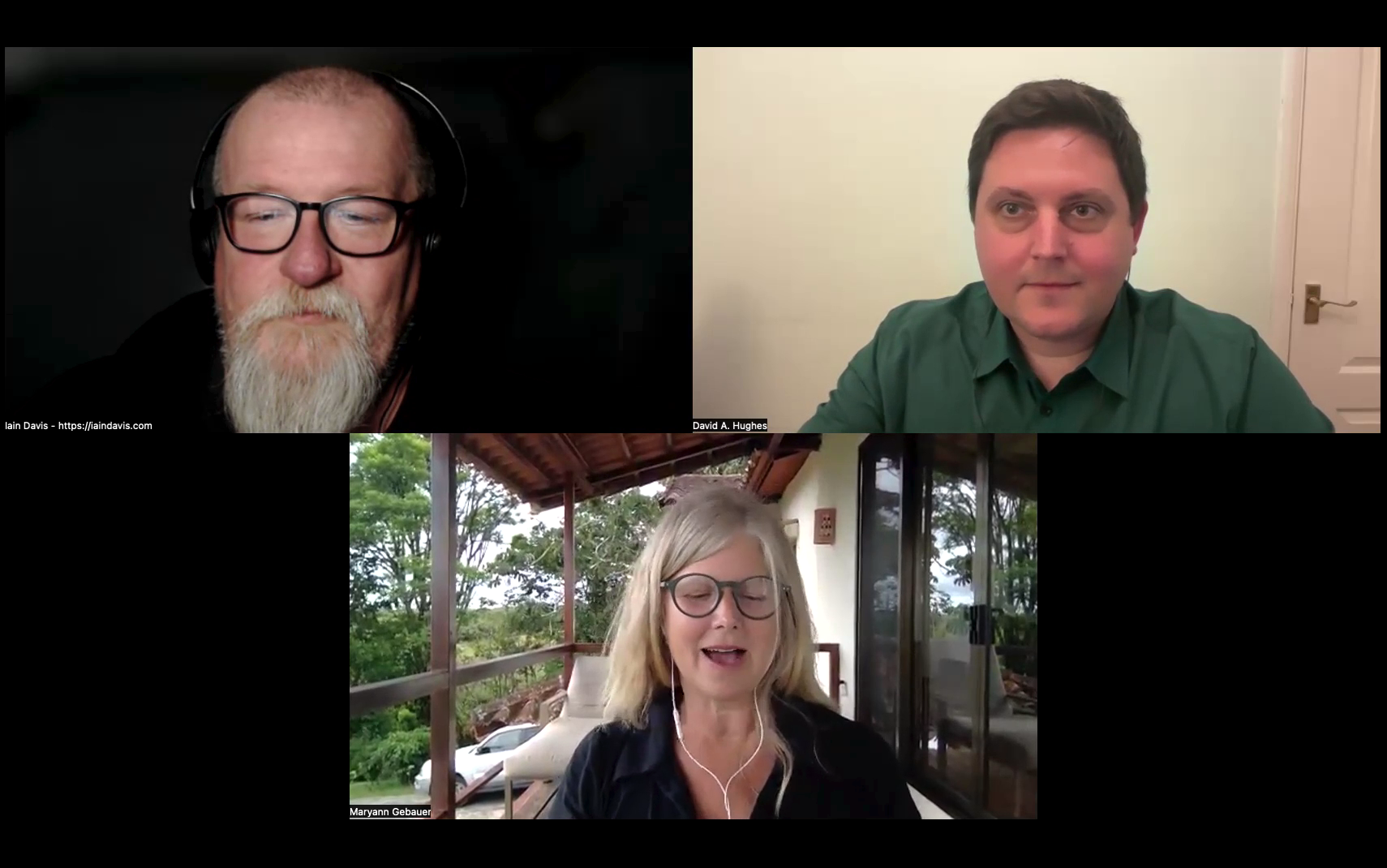 Interview with Iain Davis and Maryann Gebauer, April 17, 2025