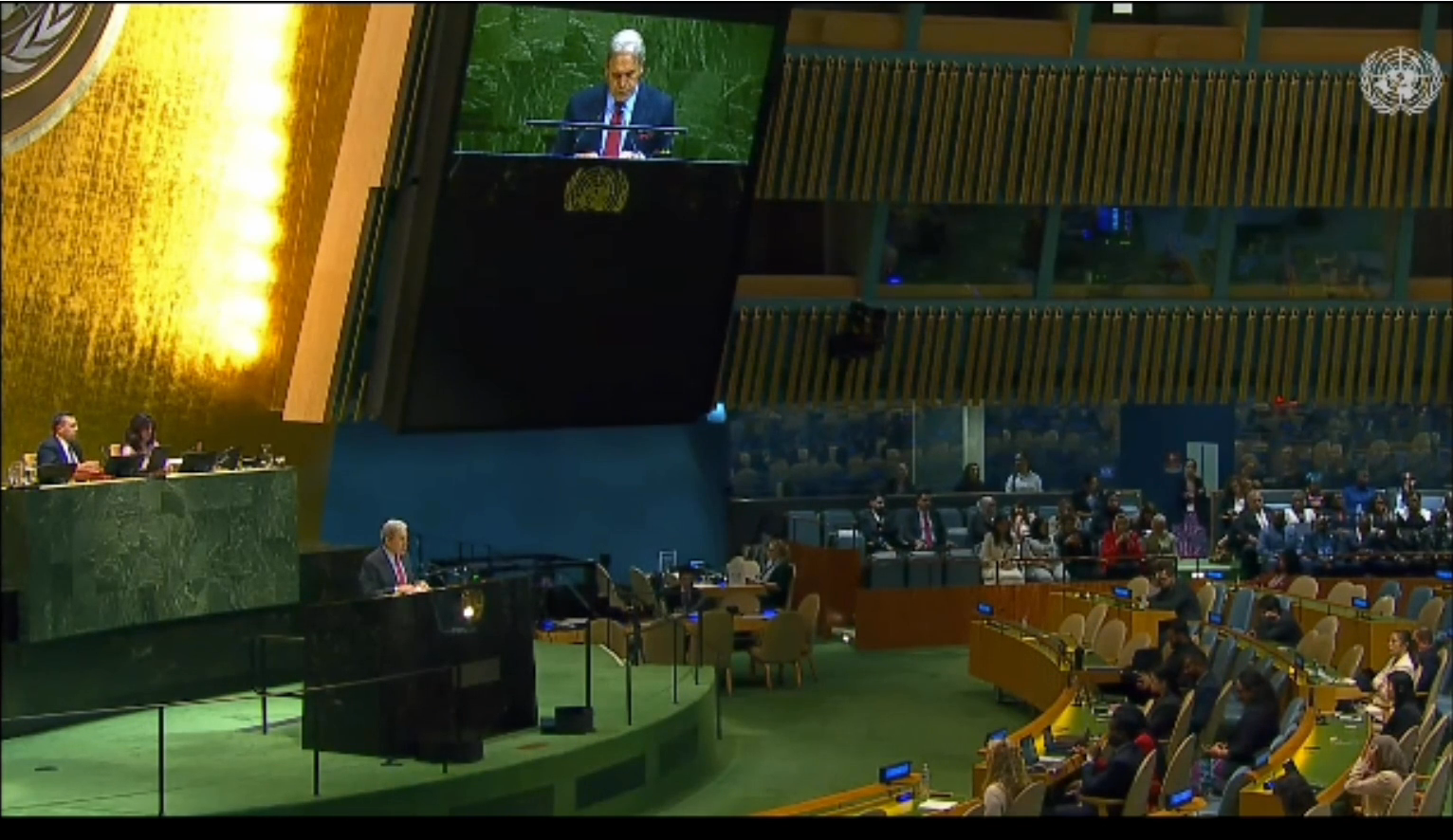 Winston Peters declares "No recognition of Palestine"