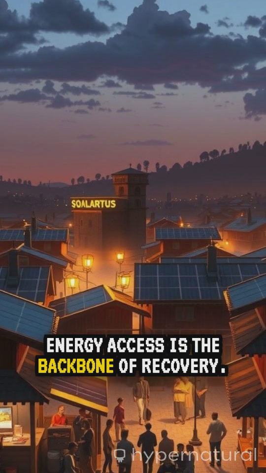 Why Energy Access is the Backbone of Recovery from collapse