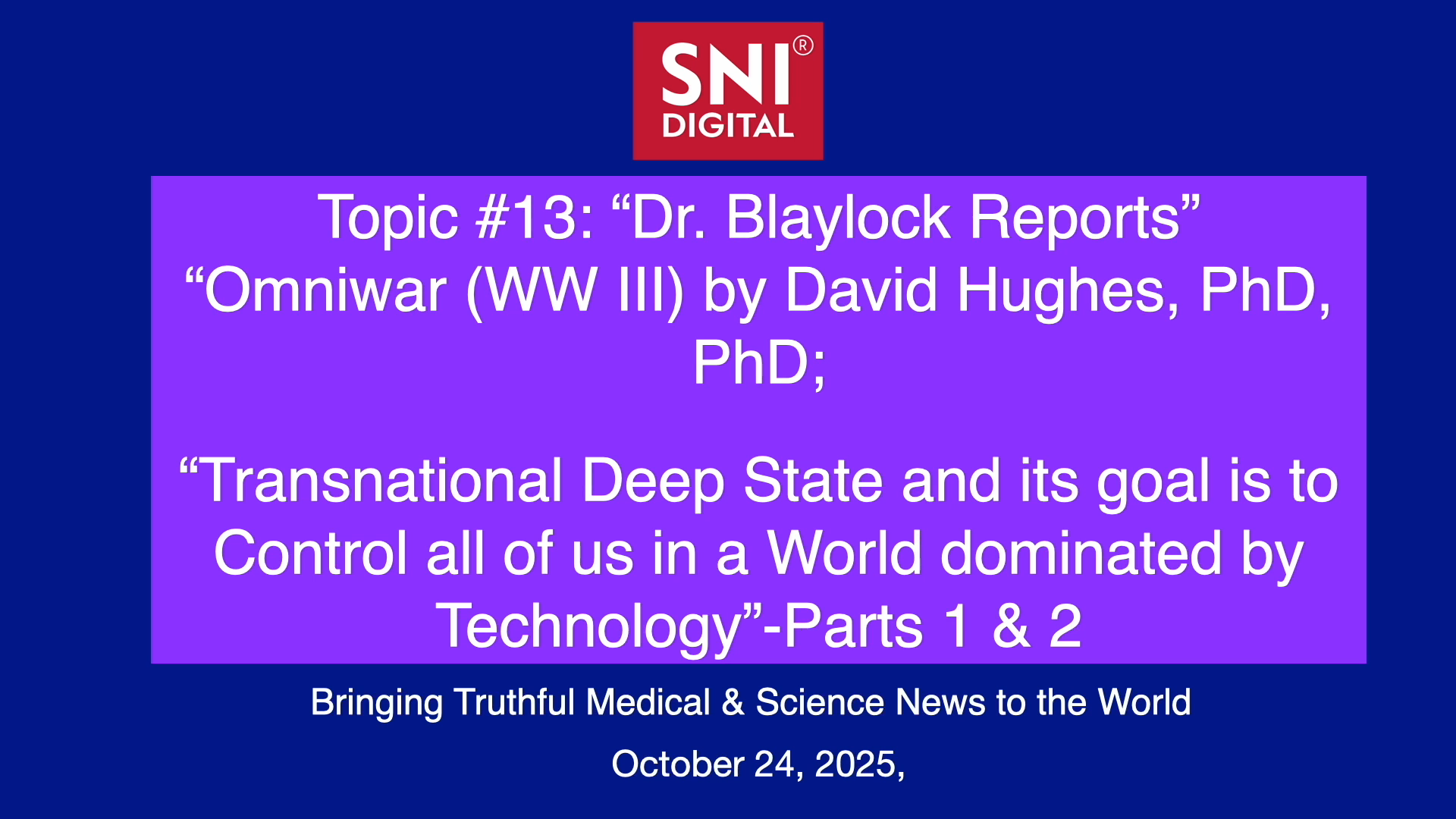 Interview with James Ausman and Russell Blaylock, October 24, 2025 - Part 2