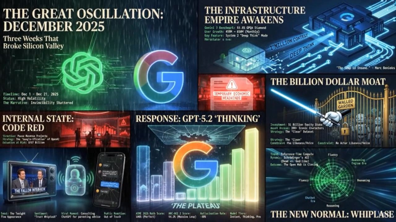 The Great Oscillation: OpenAI’s December of Crisis, Calibration, and Conquest