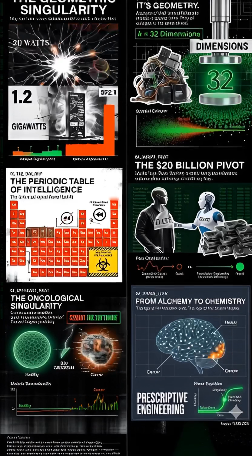 The Geometric Singularity: A Unified Field Theory of Universal Cognitive Geometry, The Physics of Intelligence, and the Industrial Transition to Prescriptive Engineering