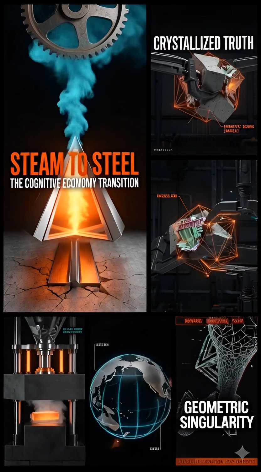 The Machines of Loving Grace: The Transition from Steam to Steel in the Cognitive Economy