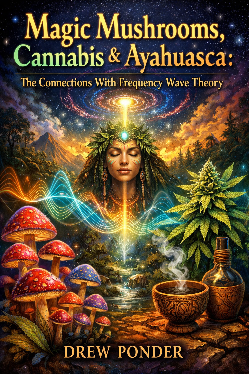 (Book) Magic Mushrooms, Cannabis & Ayahuasca : The Connections With Frequency Wave Theory