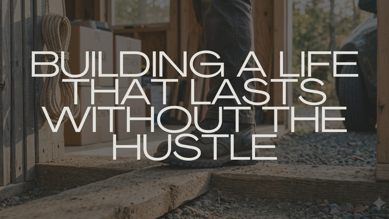 Gentle Traction: Building a Life That Lasts Without the Hustle