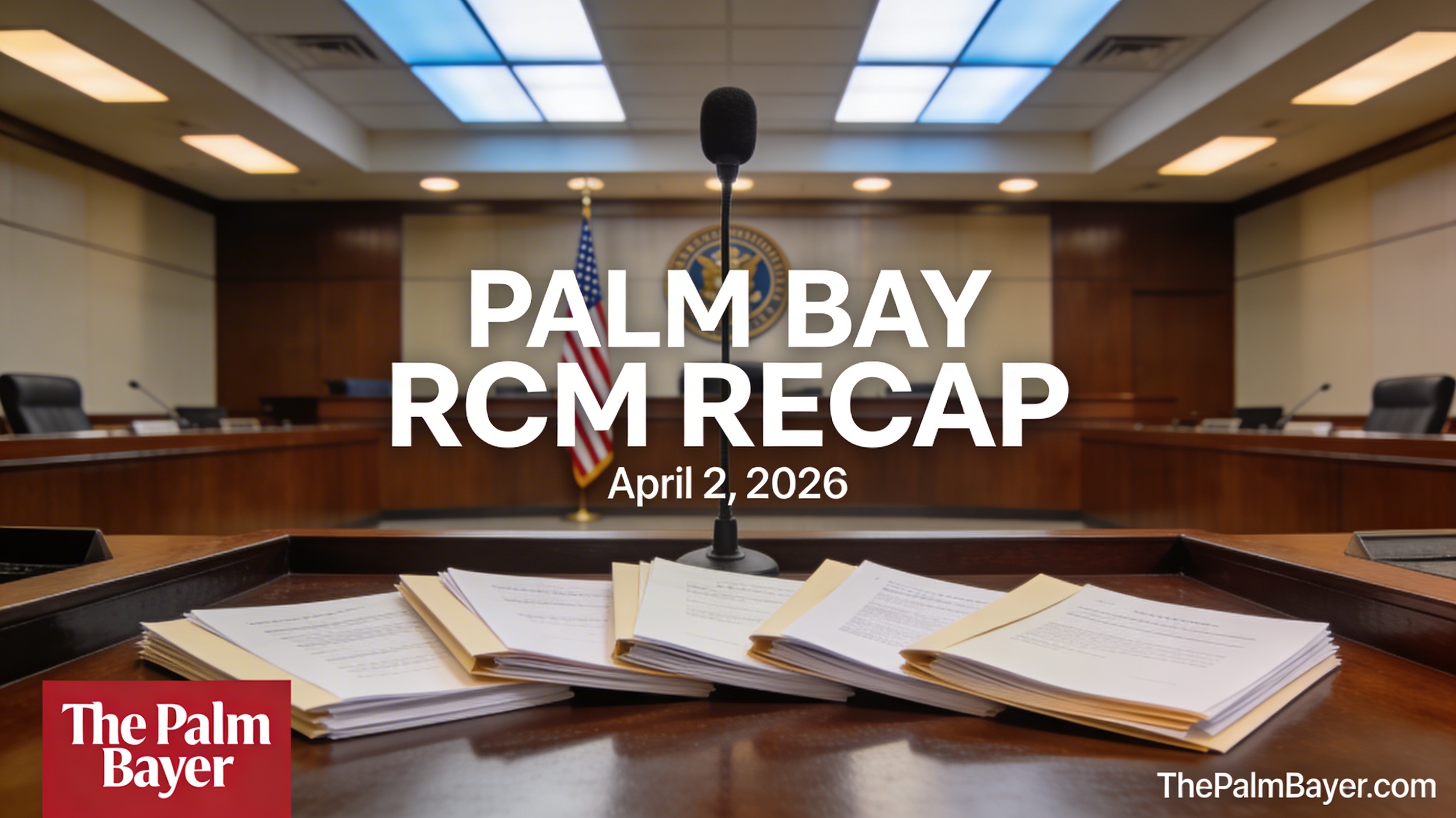 Image for article: Palm Bay Restructures City Government, Cuts $2M Check to IRS at April 2 Council Meeting