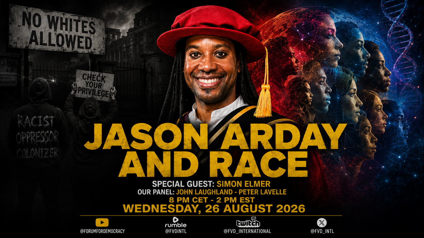 🏛 The Forum & Friends: Jason Arday and Race with Simon Elmer