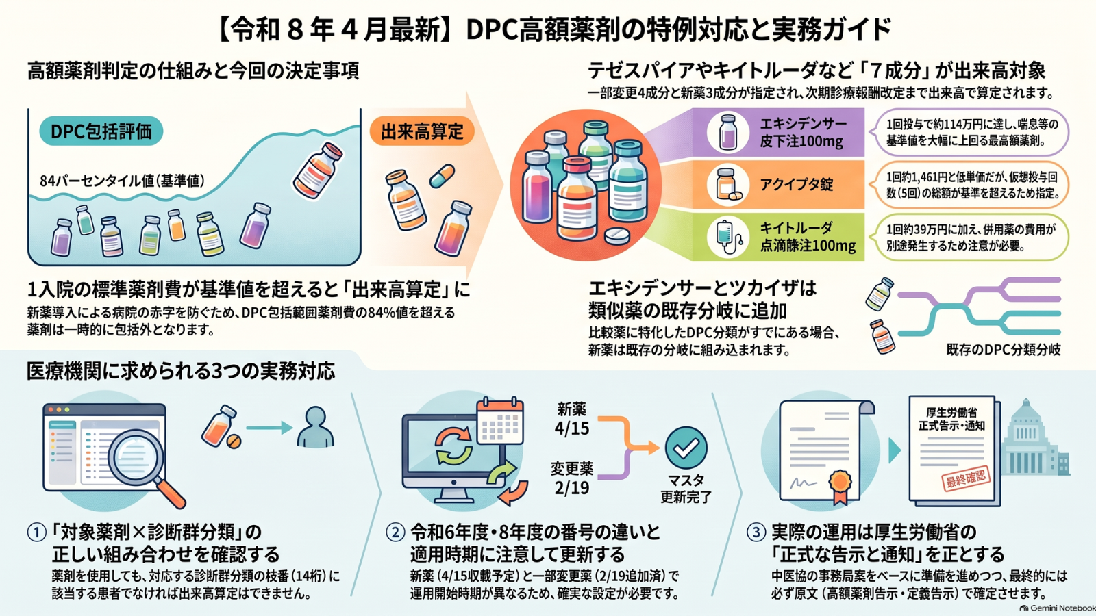 令和8年4月】新薬6成分10品目の薬価収載をやさしく解説 - 岡大徳のメルマガ