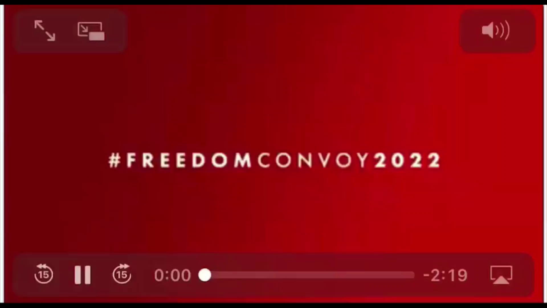 Marking the first anniversary of the Canadian Freedom Convoy